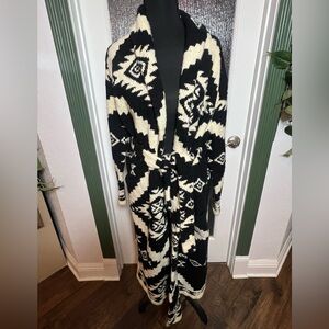 Lauren Ralph Lauren Woman’s hand knit Navajo-style sweater coat
